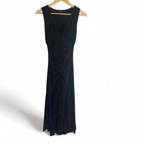 Arden B. Vintage Y2K Sexy Mermaid Midi Dress. Size: Medium. Color: Black.